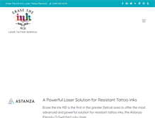 Tablet Screenshot of erasetheinkmd.com